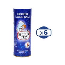 Billur Tuz İyotlu Tuzluklu 6 x 500 G