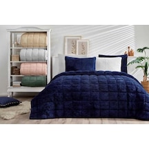 Nova Yorgan Battaniye Seti Çift Kişilik Kemık Renkli