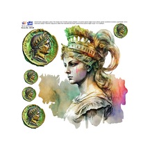 Mavi Sanat Ütü İle Rub On Transfer Kağıdı 30 30 Cm Model No: K0148