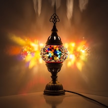 Dekoratif AMPUL HEDİYELİ GECE LAMBASI MOZAİK LAMBA