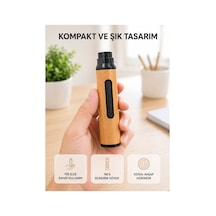 Taşınabilir Dumansız Mini Küllük Ahşap Görünümlü 3 Farklı Uçlu Kompakt Tasarım Mariposascrt