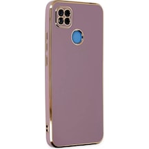 Newface Xiaomi Redmi 9c Kılıf Volet Silikon - Mor