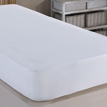 Royam Mevsim Pamuklu 120 X 200 Sıvı Geçirmez Yatak Koruyucu Fitted Alez Beyaz