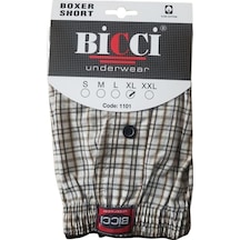 BicciPoplin Erkek Boxer Mavi
