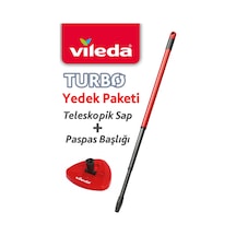 Vileda Turbo Teleskopik Sap + Üçgen Başlık