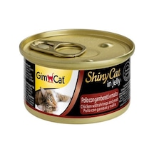 Gimcat Shinycat Tavuklu Karidesli Malt Özlü Jelly Konserve Yetişkin Kedi Maması 70 G