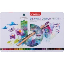 Bruynzeel Holland 36x Water Colour Pencils (36 Renk Kuru Sulu Boy N11.7945