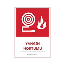 Hastane Yangın Hortumu Pvc Isg Levha 50x70cm