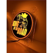 Ahmet Otomotiv King Of The Road Cam Önü Logo Tabela 24volt