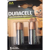 Duracell 2500 Mah Şarjlı  Kalem 2 Li Kartela