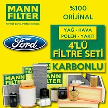 Ford Focus 1.6 Tdci Mann-filter Filtre Bakım Seti E5 2011-2015 4k