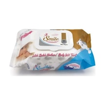 Smile 90Lı Islak Bebek Havlusu (Alcohol Paraben Free) Islak Mendi