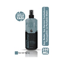 Hacim Ve Dolgunluk Veren Deniz Tuzu Saç Spreyi Yosun Ve Argan Yağı İçerir 200 Ml