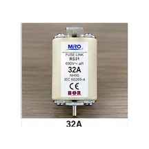 Nh00 32a Ar Hızlı Tip Bıçaklı Sigorta