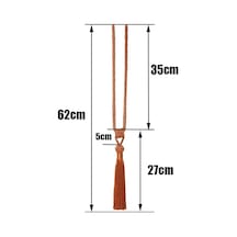 Beyaz 1 Adet El Yapımı Yüksek Kaliteli Perde Tiebacks El Dokuma Holdbacks Ev Dekoratif Püsküller Tiebacks 12 Renk