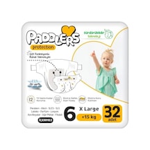Protection Bebek Bezi 6 Numara X-large 15+ Kg 32 Adet Jumbo Paket, Maksimum Koruma