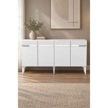 Ka1544bs Duma Konsol Beyaz-silver 150cm Beyaz - Sılver