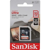 Sandisk Ultra 32Gb Sdhc 100Mb/S Hafıza Kartı