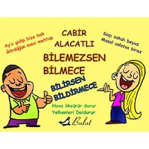 Bilemezsen Bilmece Bilirsen Bildirmece - Cabir Alacatlı - Bulut Yayınları