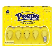Peeps Yellow Marshmallow 10 Chicks 85 G