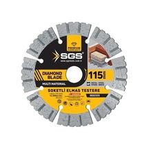 Sgs Soketli Elmas Testere Multı-materıal 115mm Sgs2335