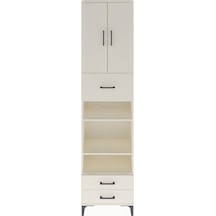 Arges Dolap 5 Raflı 3 Çekmeceli 2 Kapaklı 60x30x243 Aytaşı-ay... Aytaşı