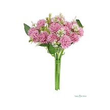 Yapay Çiçek Sitesi Yapay Tomurcuklu Krizantem 26cm Pembe