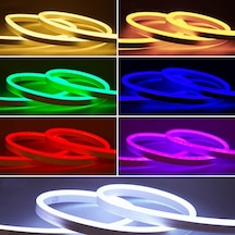 Sunlight Neon 12v Hortum Şerit Led 2/5/10 Metre Renkli Işık Beyaz, 10 Genel