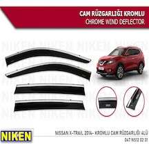 Cam Rüzgarlığı Niken Kromlu Nissan X-trail 2014 Sonrası 4lü