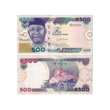 Nijerya 2021 Yılı 500 Naira Yabancı Kağıt Para Çil Unc Koleksiyon Para