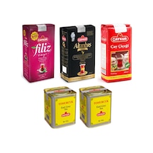 Çaykur Filiz-altınbaş-çay Çiçeği 200 Gr Ve Tomurcuk 125 Gr 5 Li Karma Paket
