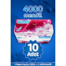 Peçito Elite Çift Katlı Çek Al Mendil 10 x 400'lü