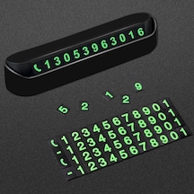 Bfs Pratik Fosforlu Telefon Numarası Yamzak İçin Araç İçi Oto Numaratör Numaralık