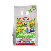 Bonny Nice Kanarya Muhabbet Papağan Kuş Kumu Kafes Altlığı 3 l X3