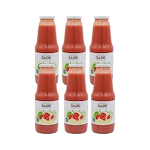 Sade Organik Kızılcık Suyu 1000 Gr.x6'lı