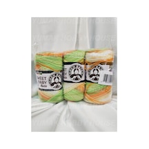 Sweet Baby Batik Ebruli El Örgü İpi 3 Adet - Renk: 330