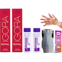 Igora Royal 8 - 11 Açık Kumral Yoğun Sandre 2Adet+Oksidan 30Vol 2Ad