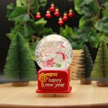 Işıklı ve Müzikli Happy New Year Yılbaşı Kar Küresi