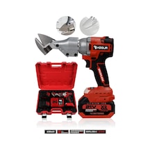 Assur 1050 3D 21V Kömürsüz Motor Akülü Sac Makası Seti - Çift Akülü Çantalı Metal & Tel & Sac Kesim Makası - 2975