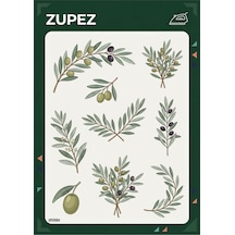Zeytin Dalı Desenli Botanik Tema Ütüyle Uygulamalı Transfer Baskı - 820728601