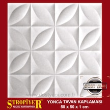 Stropiyer Tavan Kaplama Yonca Modeli = 20 Adet = 5M2