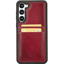 Bouletta Samsung Galaxy S23 Plus Uyumlu Deri Arka Kapak FXCP V4EF
