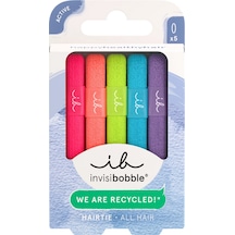 Ib Haır Tıe Neon Glow 5'li Saç Tokası Çok Renkli