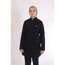 Likralı Hemşire Forması Tesettür Tek Üst (550391892)