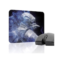 Demon's Souls Kaymaz Dikişli Kauçuk Oyuncu Mousepad V2 - 22x18 Gaming Mouse Pad Fare Altlığı