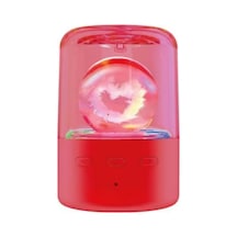 Çeşithane D73 Mini Rgb Bluetooth Hoparlör Tf Kart Destekli Kablosuz-kırmızı
