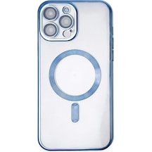 Durukar Apple, Uyumlu iPhone 14 Pro Kılıf Kross Magneticsafe Kapak - Sierra Blue