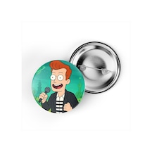Rickroll Rick - 44 Mm İğneli Çanta Rozeti - 5 Adet Diğer