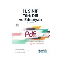 Eğitim Vadisi 11. Sınıf Türk Dili Ve Edebiyatı Güncel Pdf Planlı Ders Föyü
