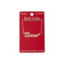 Zinnur - 493 - İsimli - Nazblsmm - Kolye Sarı altın